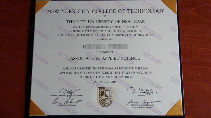 Best Fake CUNY City College Certificate