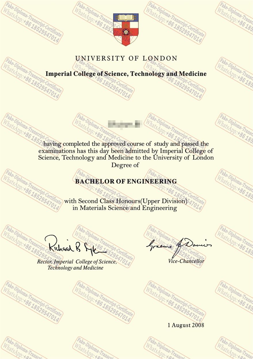 Best Fake Imperial College, University of London Degree