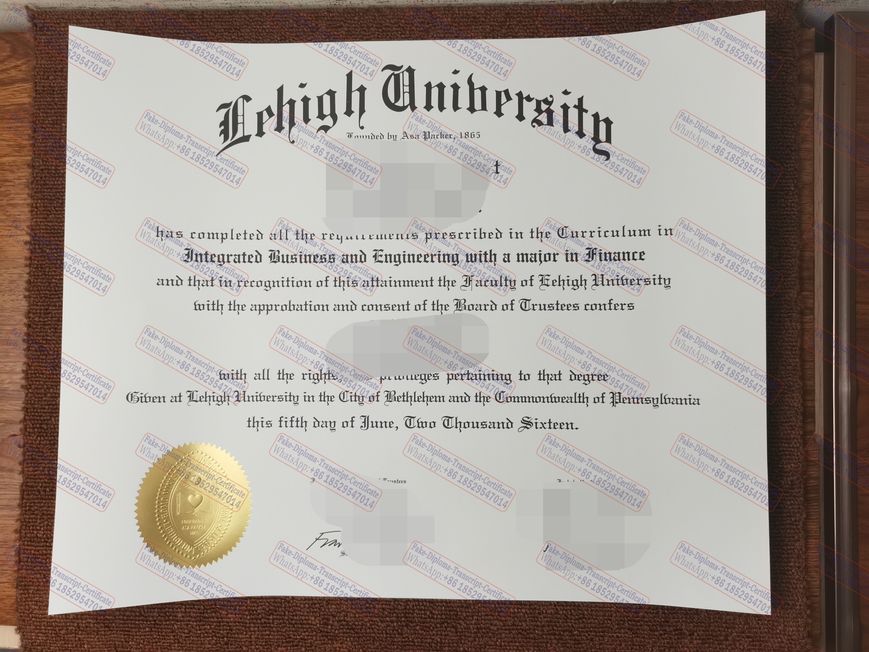 Best Fake Lehigh University Diploma