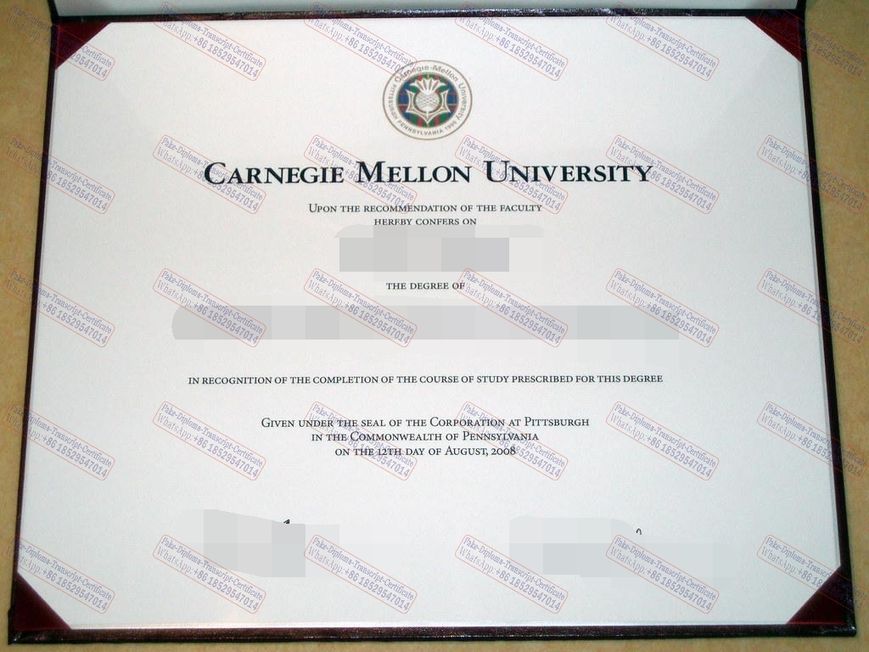 Best Fake Make fake Carnegie Mellon University Diploma Degree