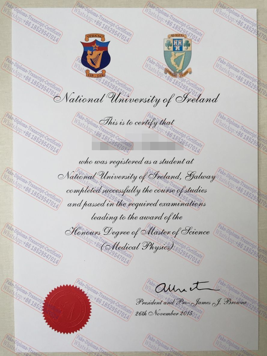 Best Fake National University of Ireland Degree