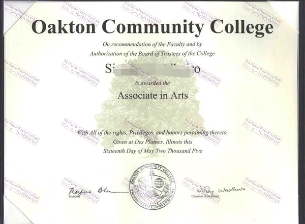 Best Fake Oakton Community College Degree