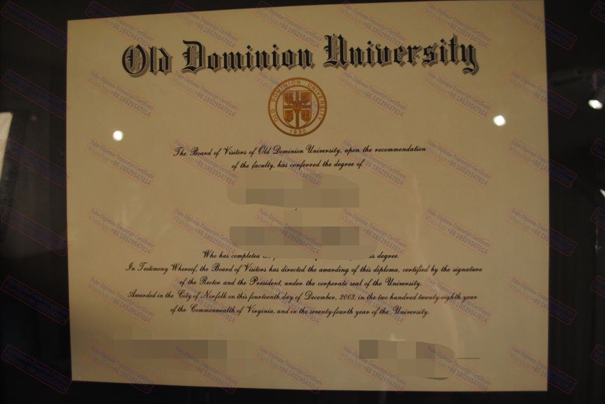 Best Fake Old Dominion University Degree