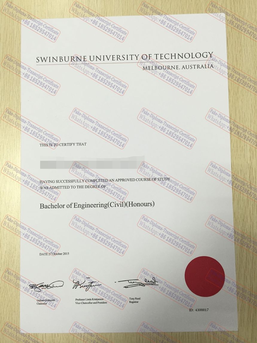 Best Fake Swinburne University of Technology Degree