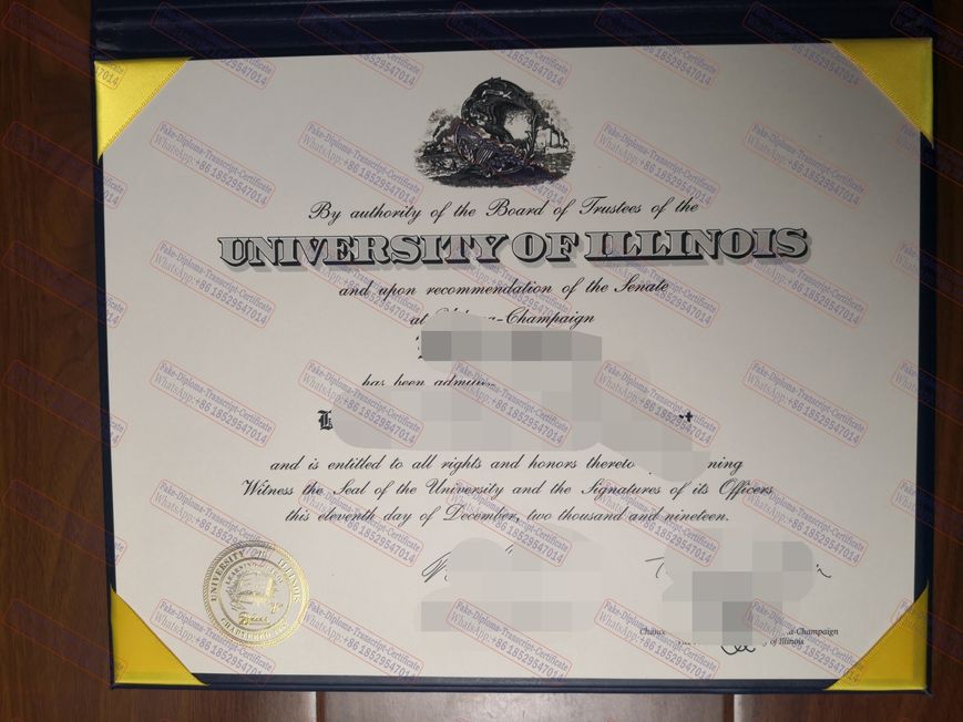 Best Fake University of Illinois Certificate