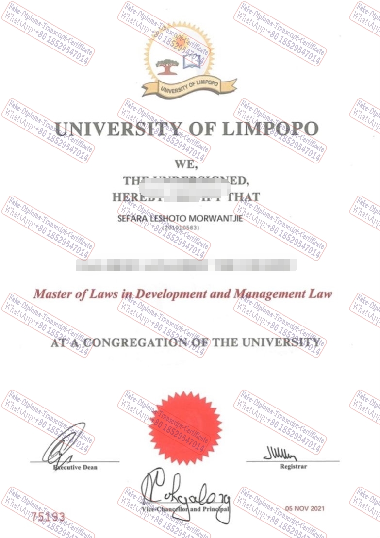 Best Fake University of Limpopo Diploma