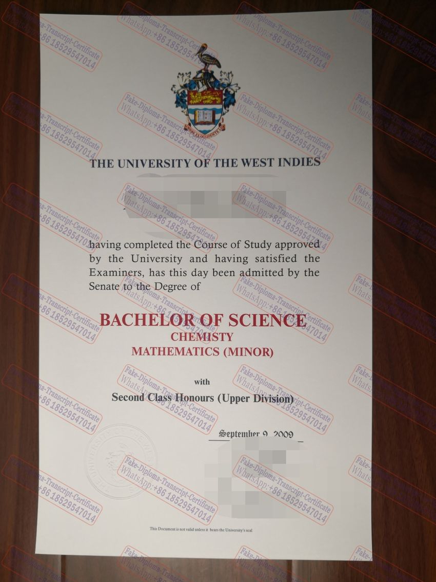 Best Fake University of the West Indies Degree