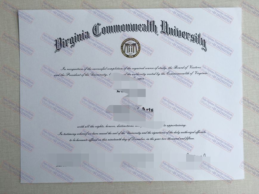 Best Fake Virginia Commonwealth University Degree