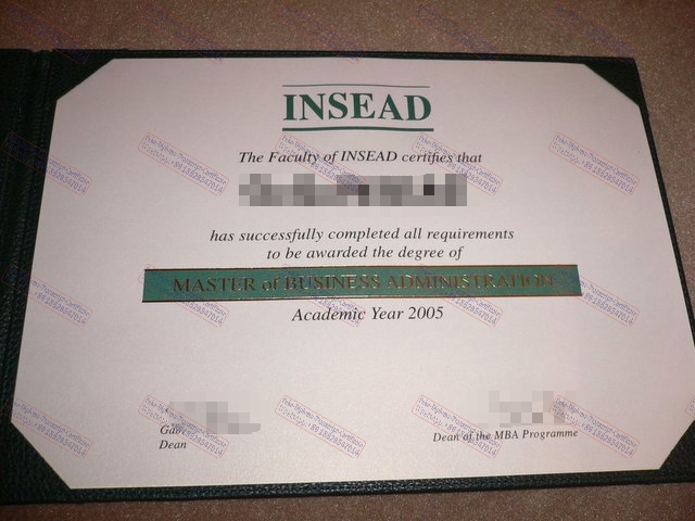 Buy fake INSEAD Certificate