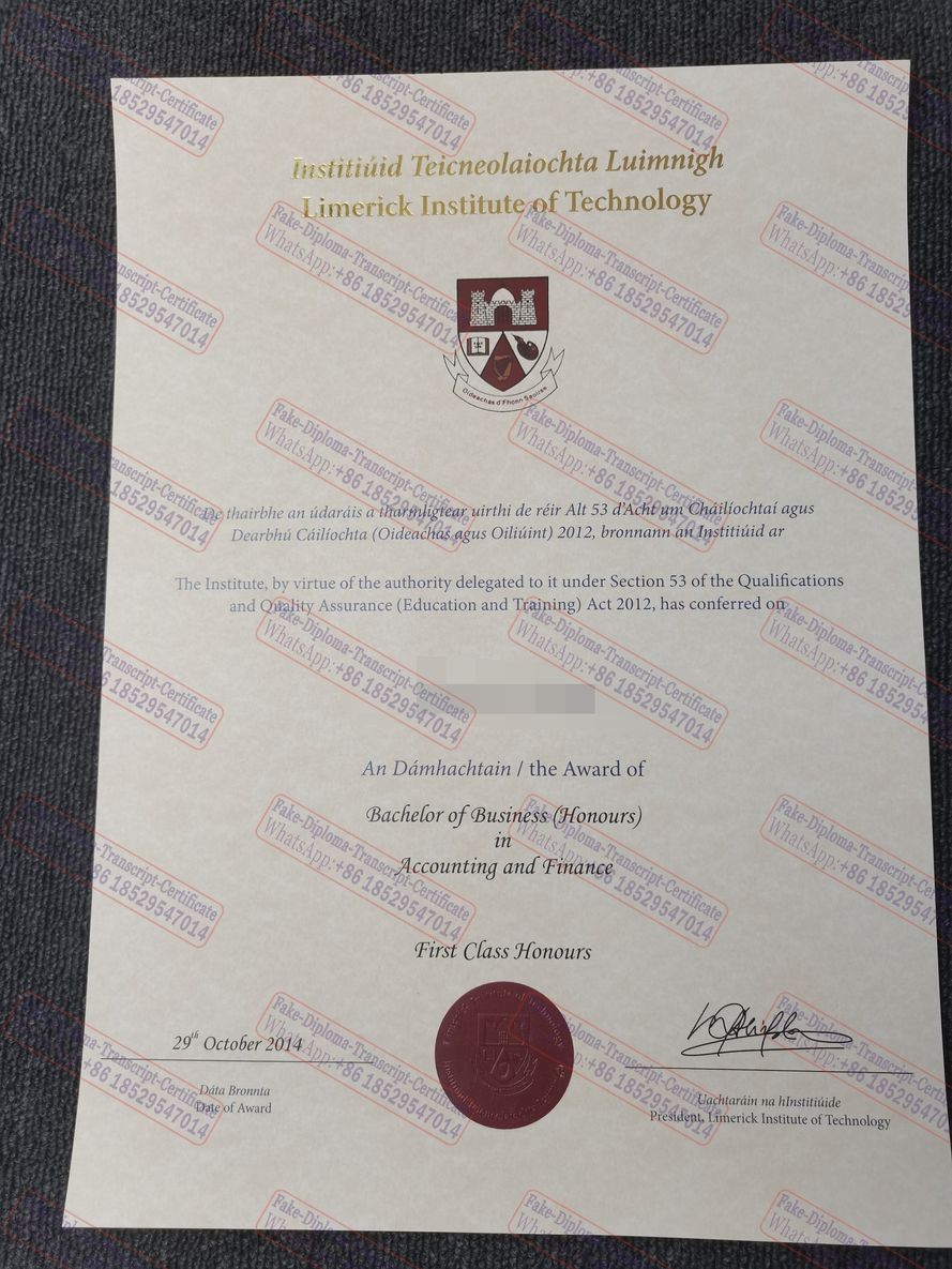 Buy fake Limerick Institute of Technology Diploma