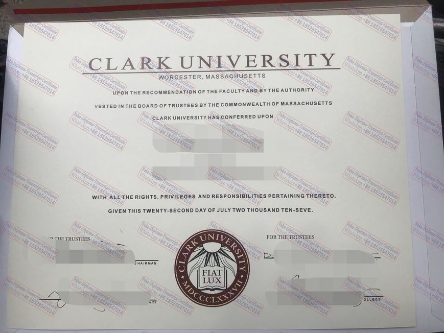 Buy fake Make fake Buy fake Clark University Degree Certificate Diploma