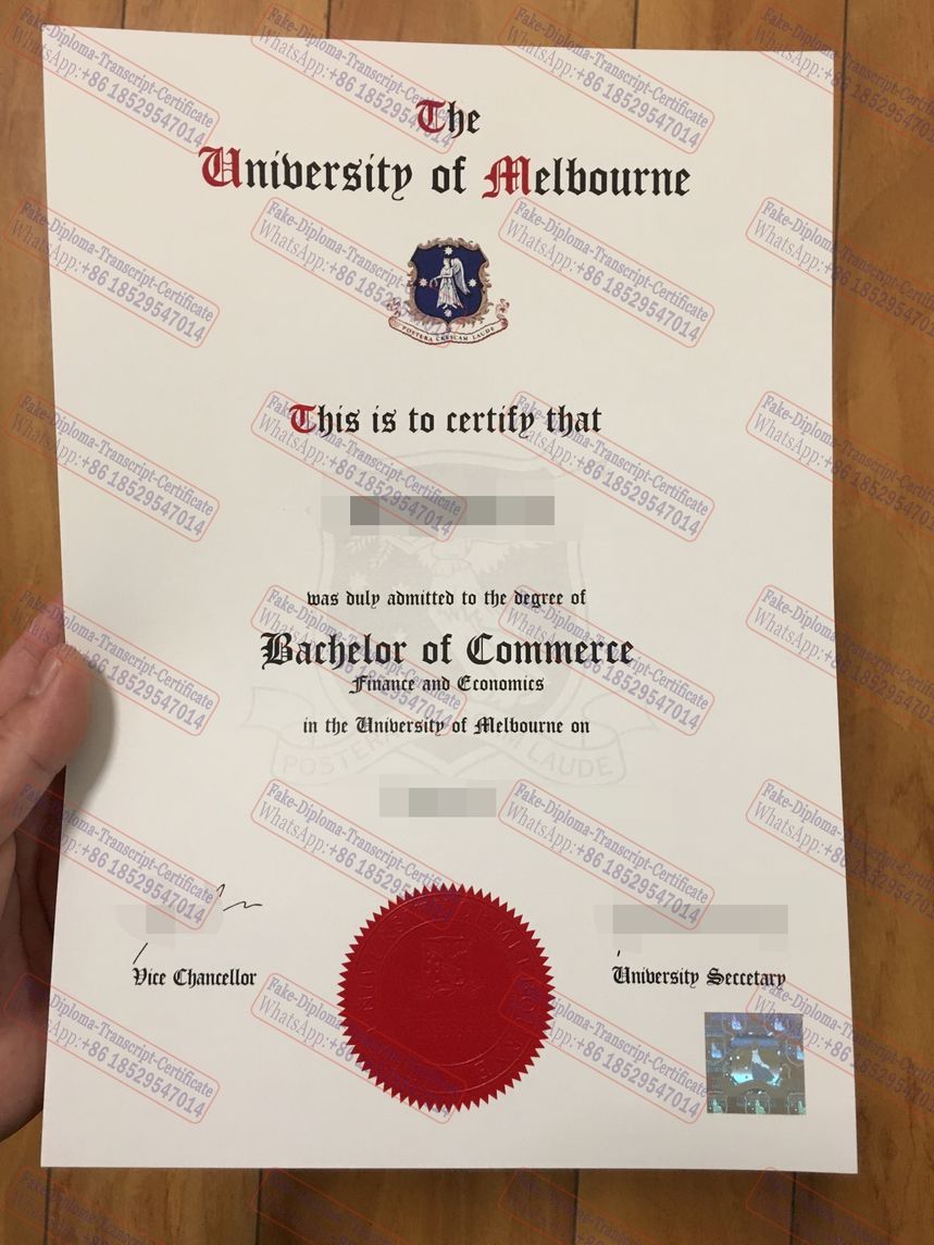 Buy fake The University of Melbourne Diploma