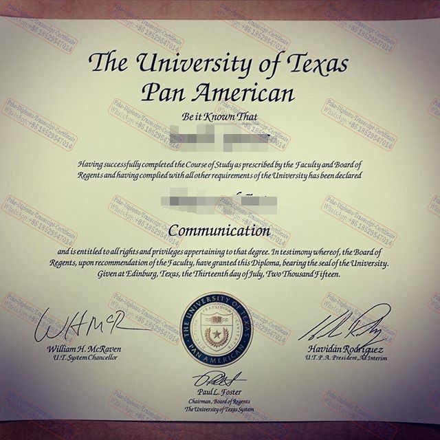 Buy fake The University of Texas Pan American Degree