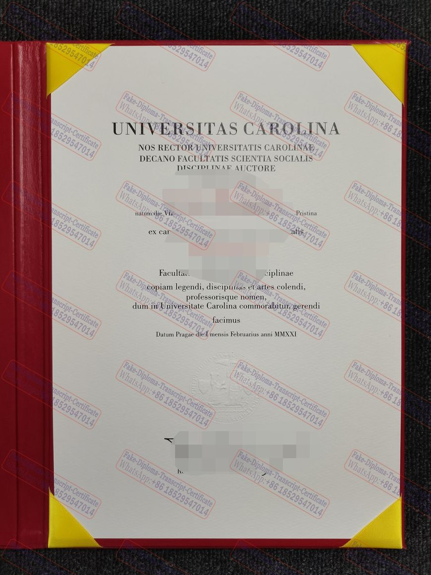 Buy fake Universitas of Carolina Certificate