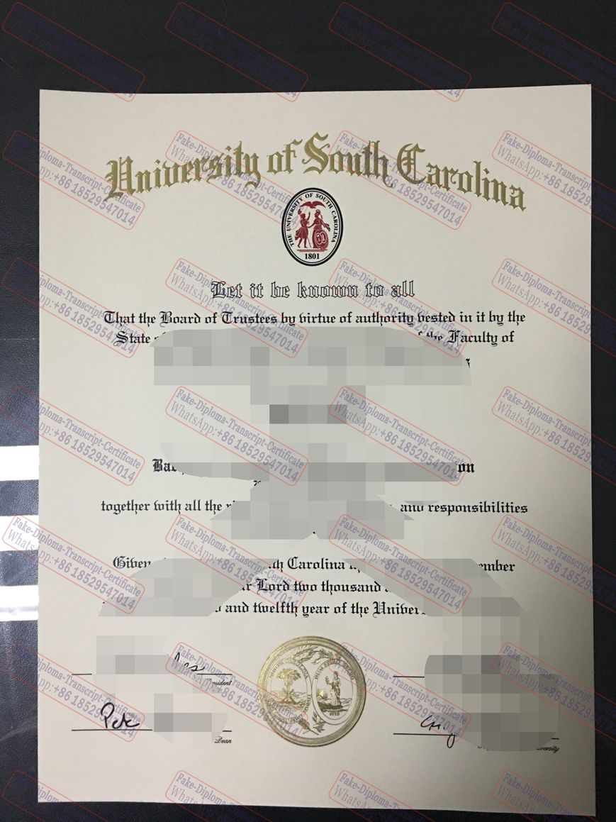 Buy fake University of South Carolina Diploma