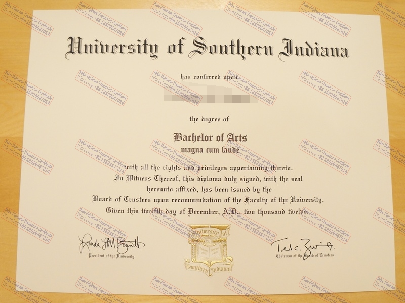 Buy fake University of Southern Indiana Diploma