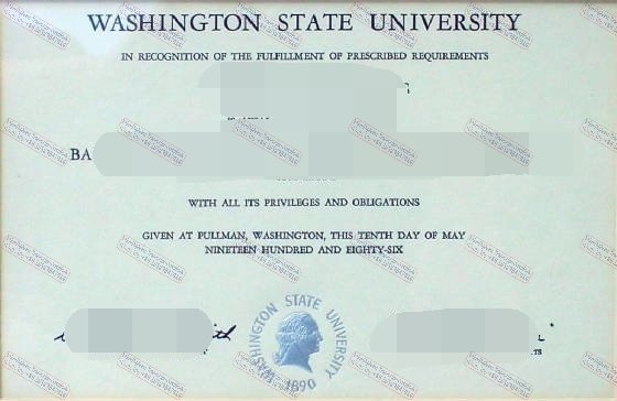 Buy fake Washington State University Degree