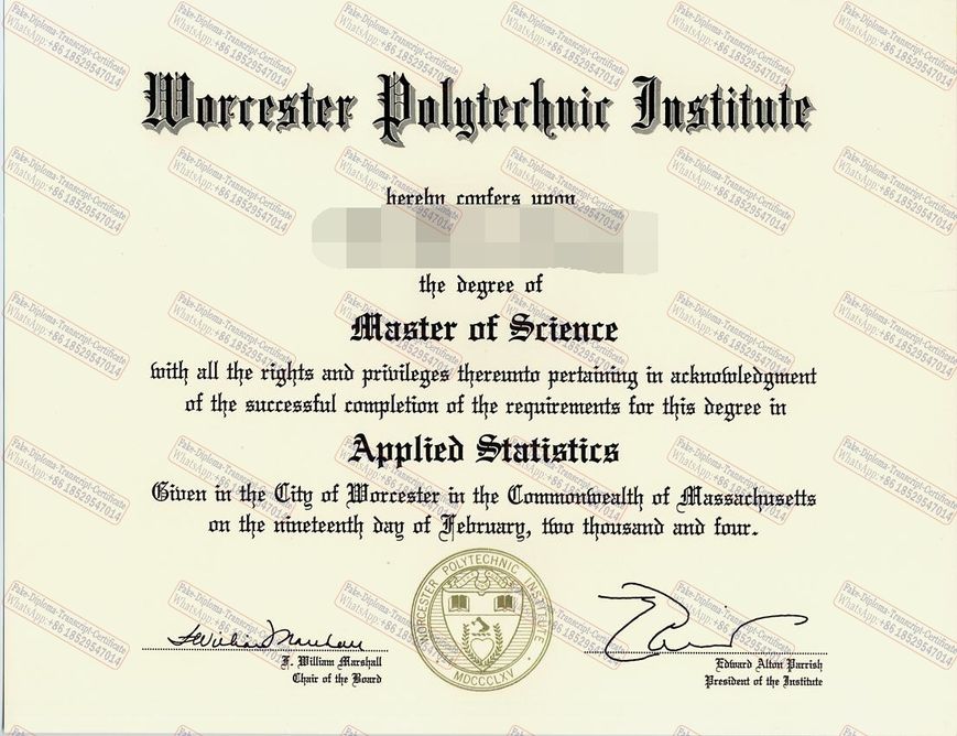 Buy fake Worcester Polytechnic Institute Diploma