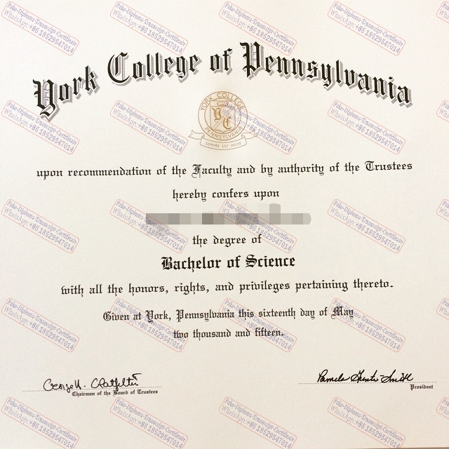 Buy fake York College of Pennsylvania Degree