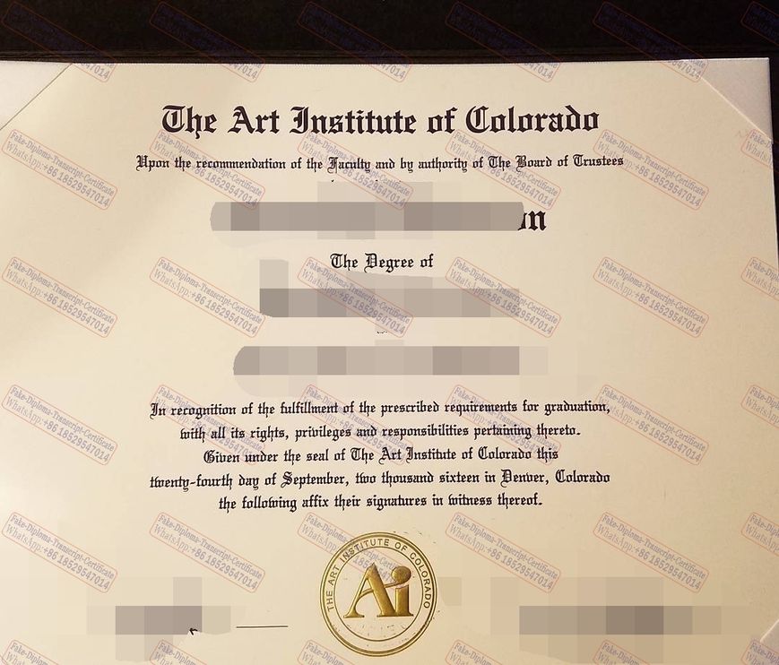 Copy Fake Fake Art Institute of Colorado Certificate Degree