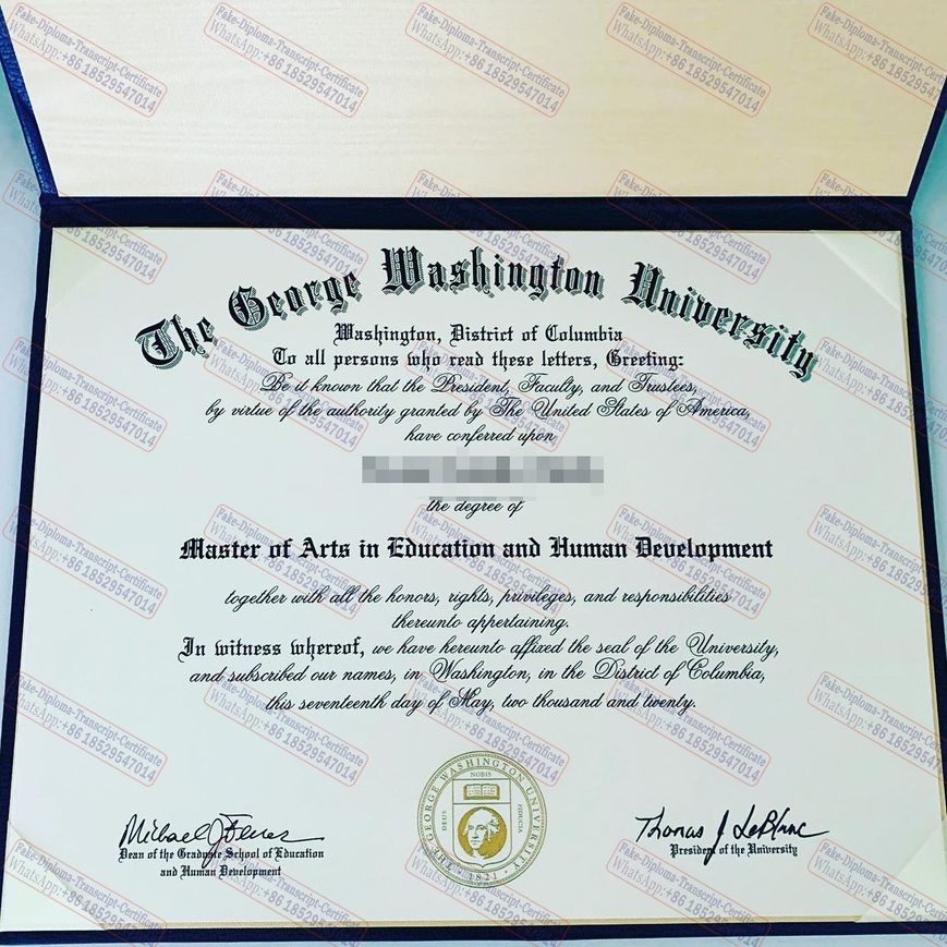 Copy Fake George Washington University Degree