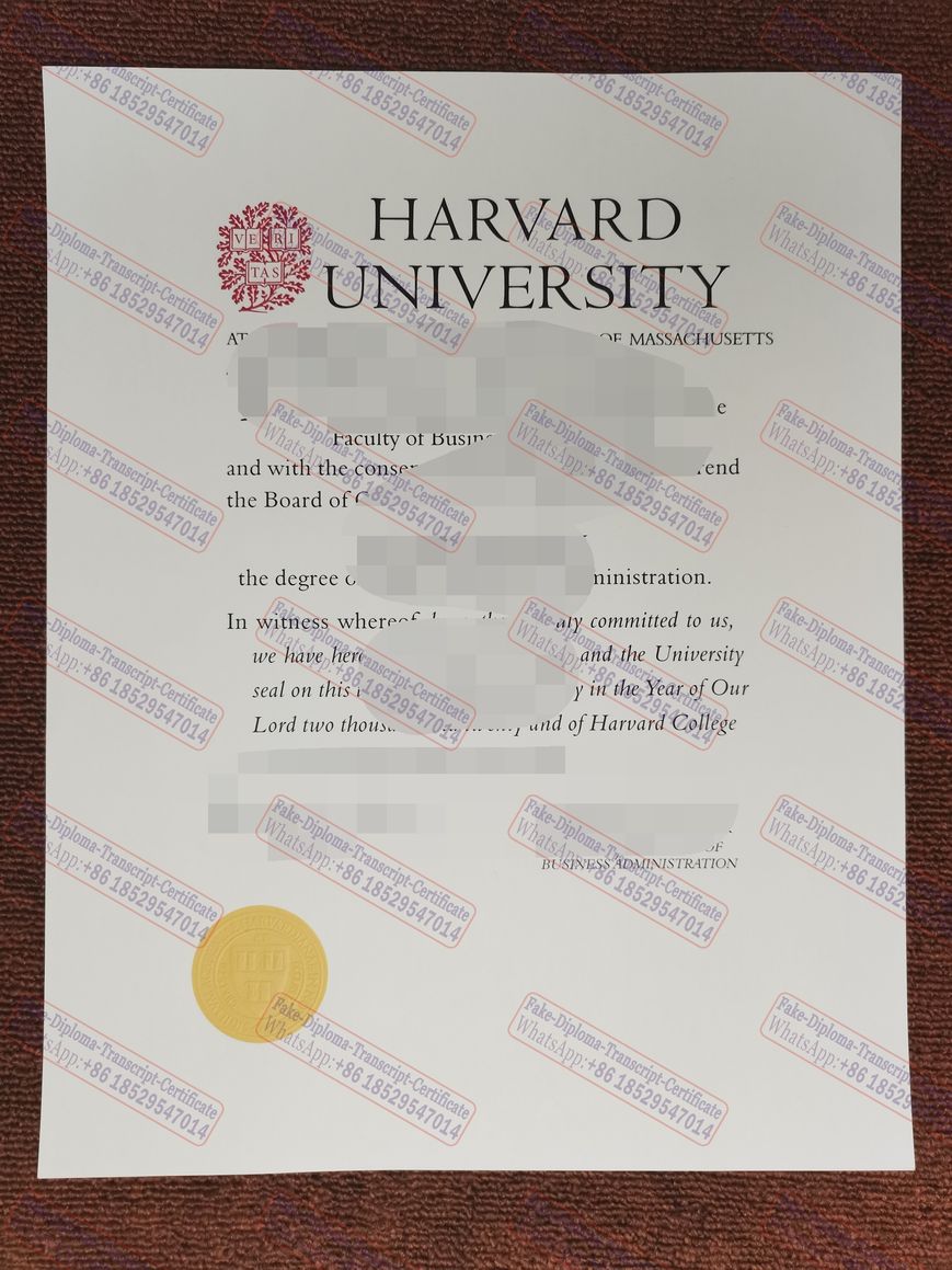 Copy Fake Harvard university Degree