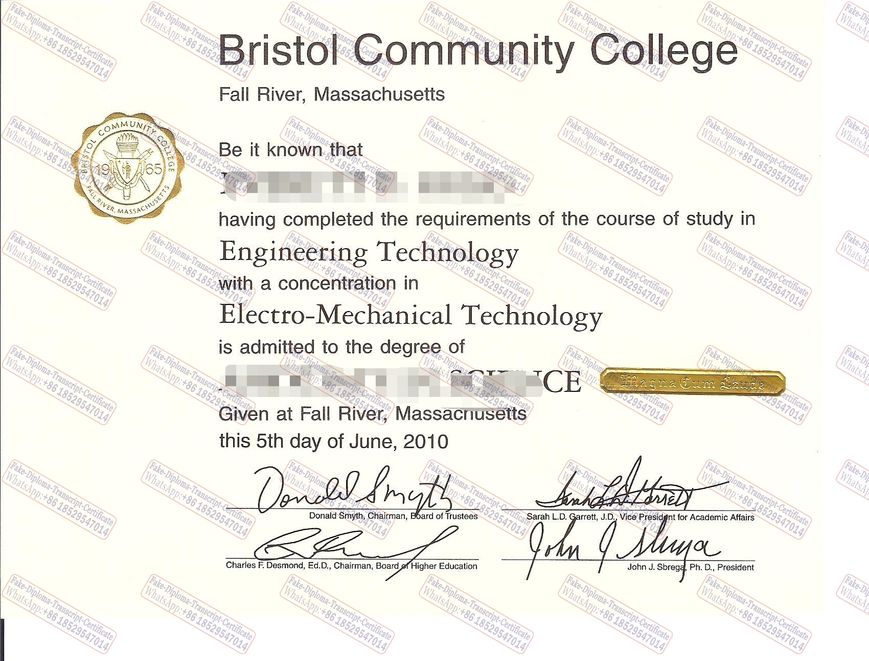 Copy Fake How to create fake Bristol Community College Certificate Degree