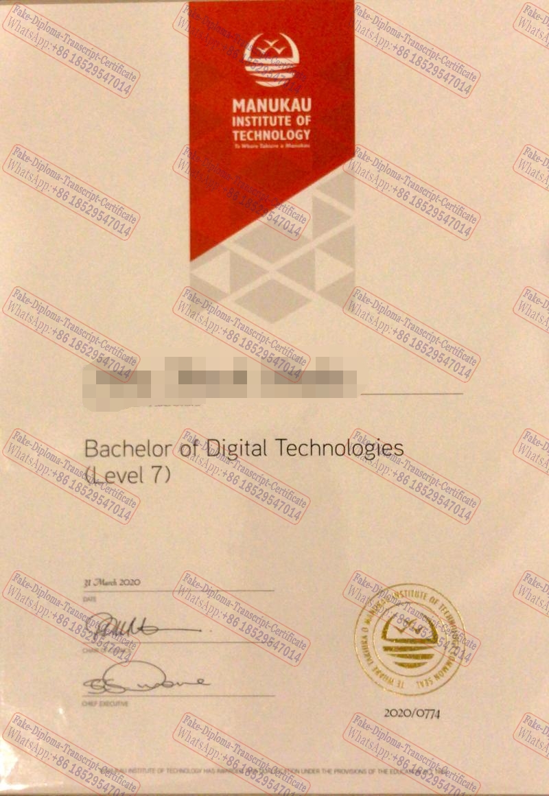 Copy Fake Manukau Institute of Technology Diploma