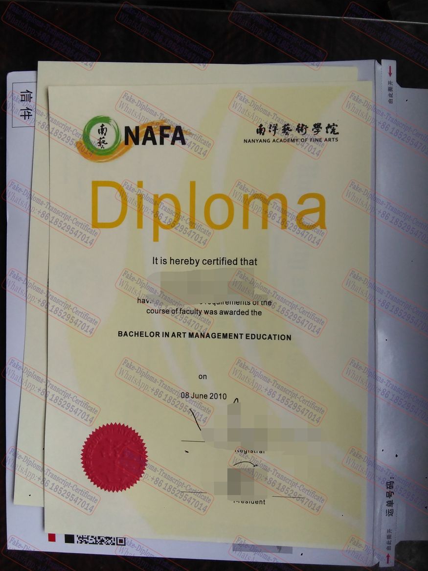 Copy Fake Nanyang Academy of Fine Arts (NAFA) Diploma