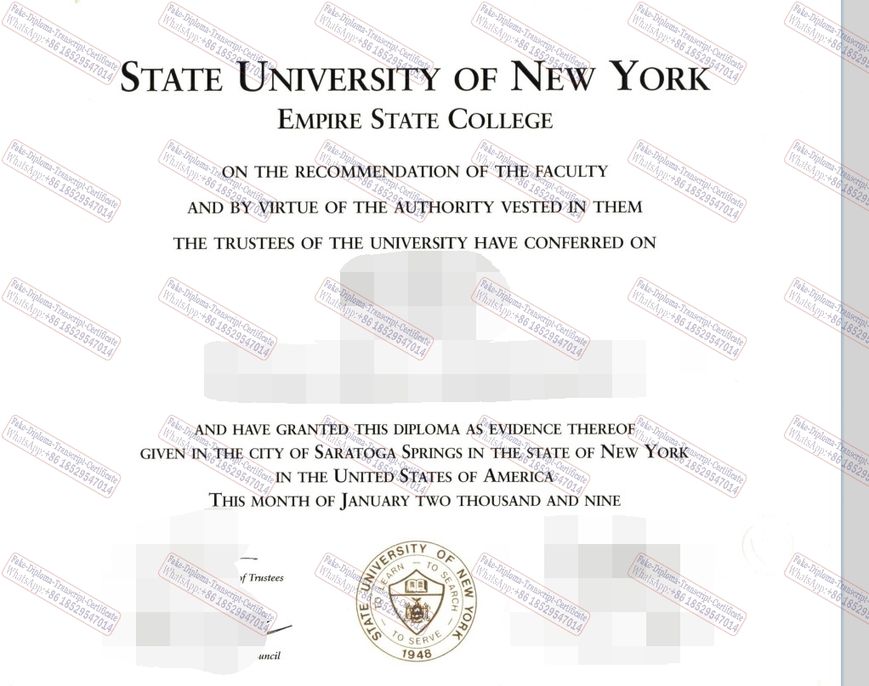 Copy Fake SUNY Empire State College Degree