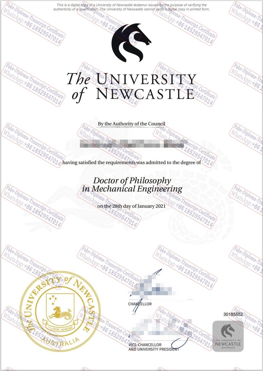 Copy Fake The University of Newcastle Degree