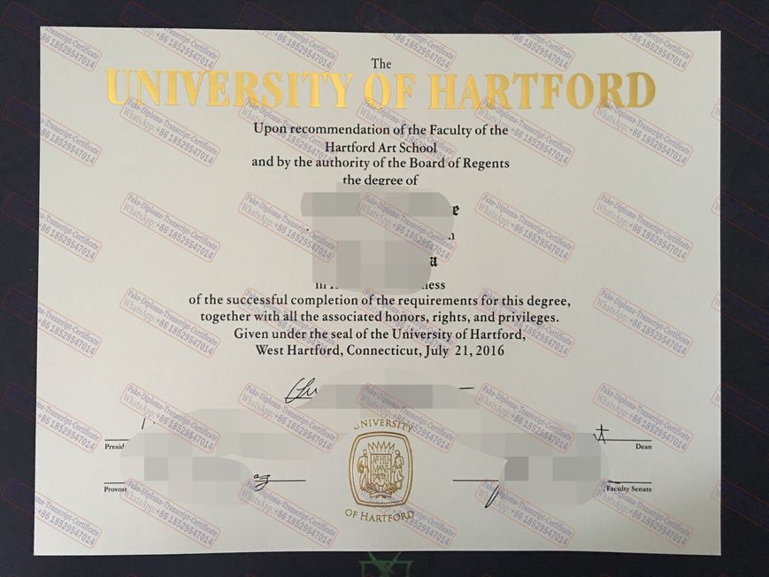 Copy Fake University of Hartford Diploma