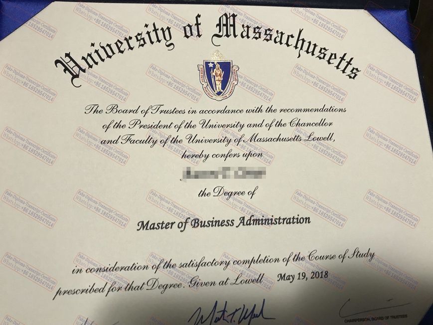 Copy Fake University of Massachusetts Lowell Certificate