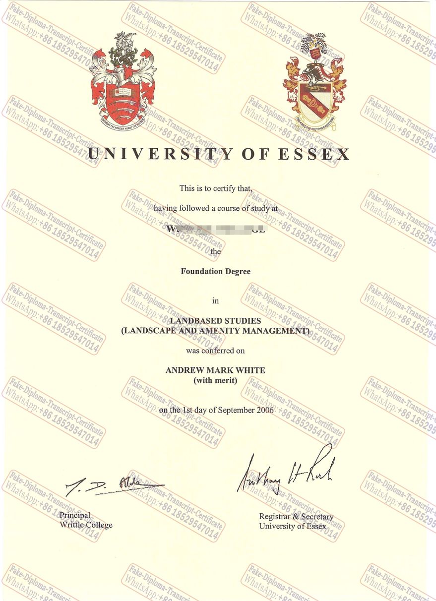 Copy Fake mWrittle College Certificate