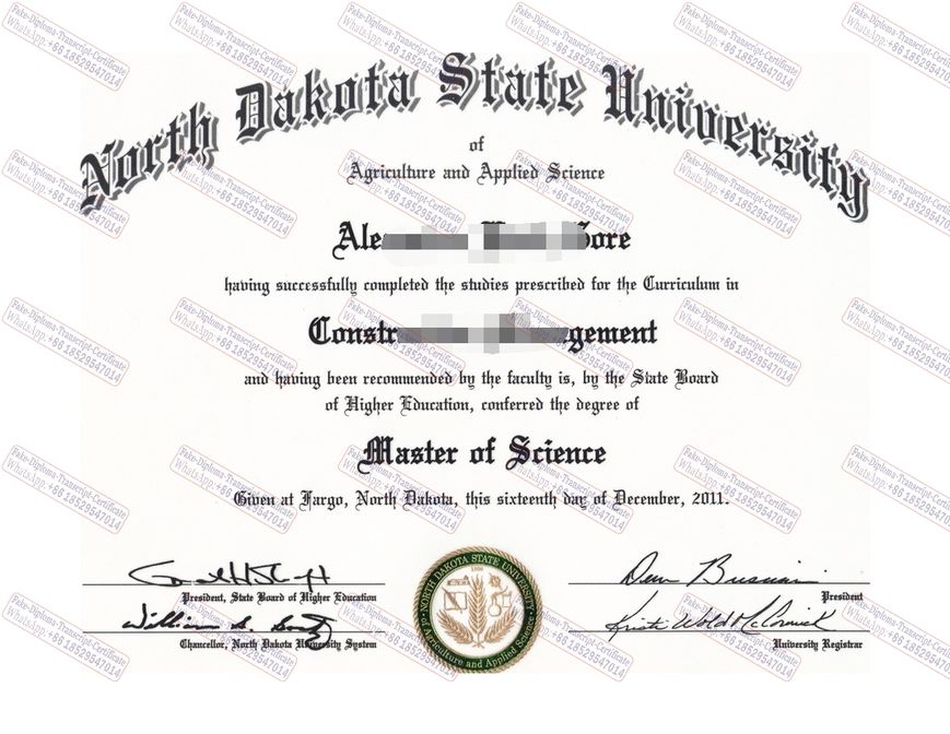 Copy Fake north dakota state University Degree