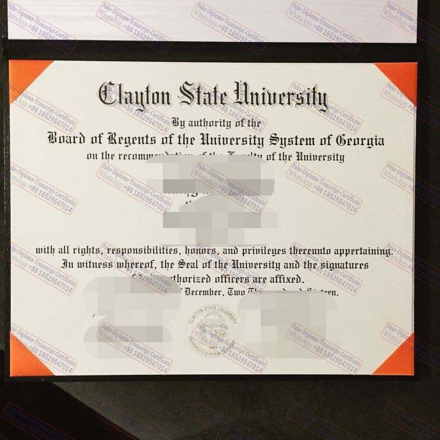 Fake How Buy Fake Clayton State University Certificate Diploma