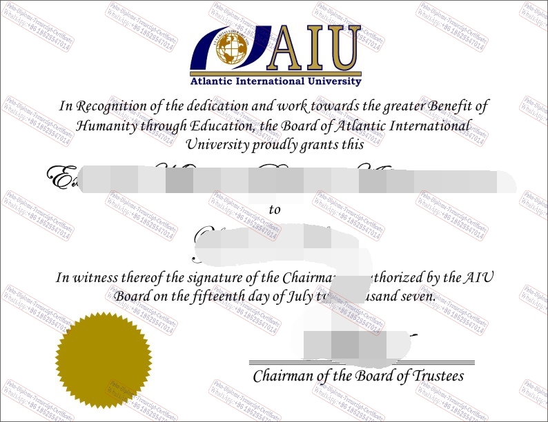 Fake How to buy fake AIU Diploma Degree