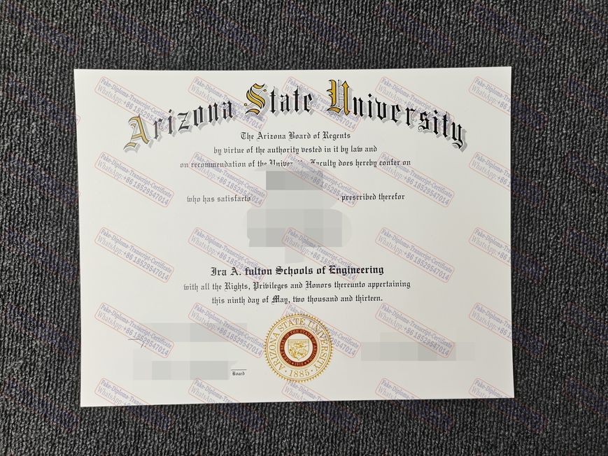 Fake How to buy fake Arizona State University Degree Degree