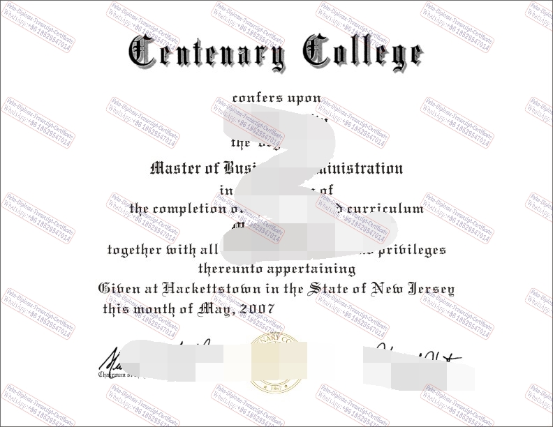 Fake How to buy fake Centenary College Diploma Degree