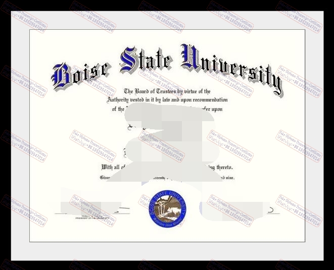 Fake How to order fake Boise State University Certificate Diploma