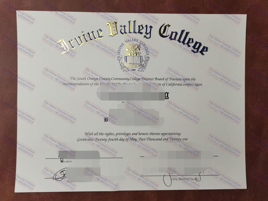 Fake Irvine Valley College Degree