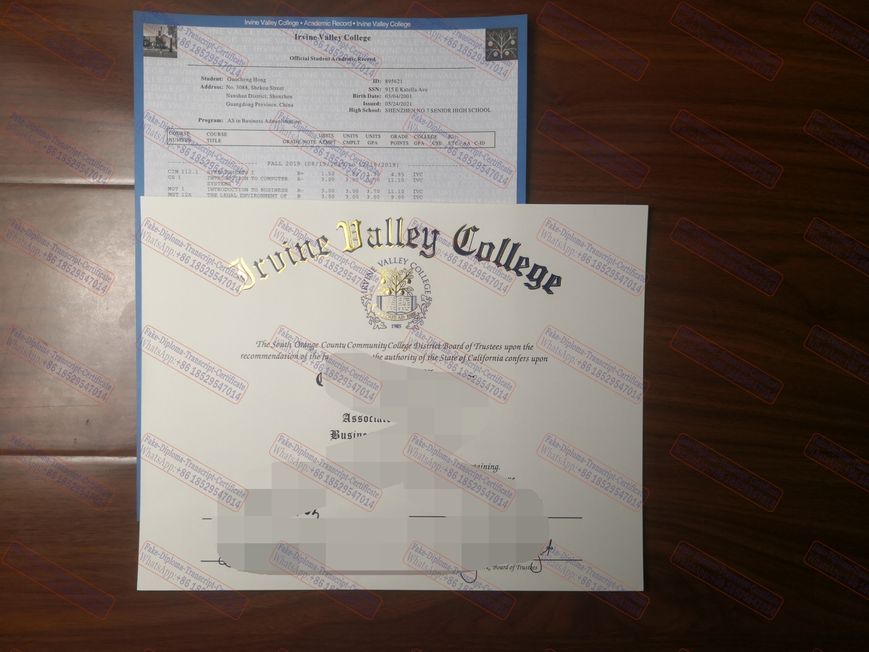 Fake Irvine Valley College a Degree