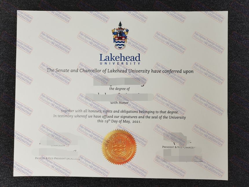 Fake Lakehead University Diploma