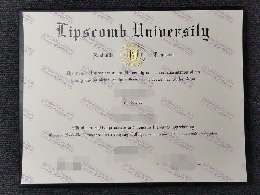 Fake Lipscomb University Degree