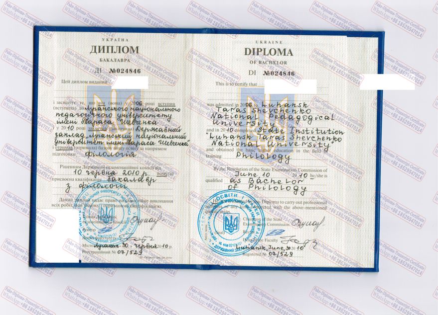 Fake Luhansk Dallas Shevchenko National University Degree