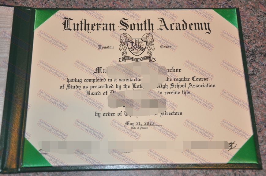 Fake Lutheran South Acadcmy Diploma