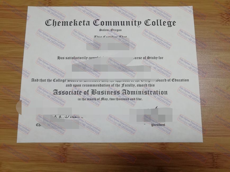 Fake Purchase fake Chemeketa Community College Degree Certificate