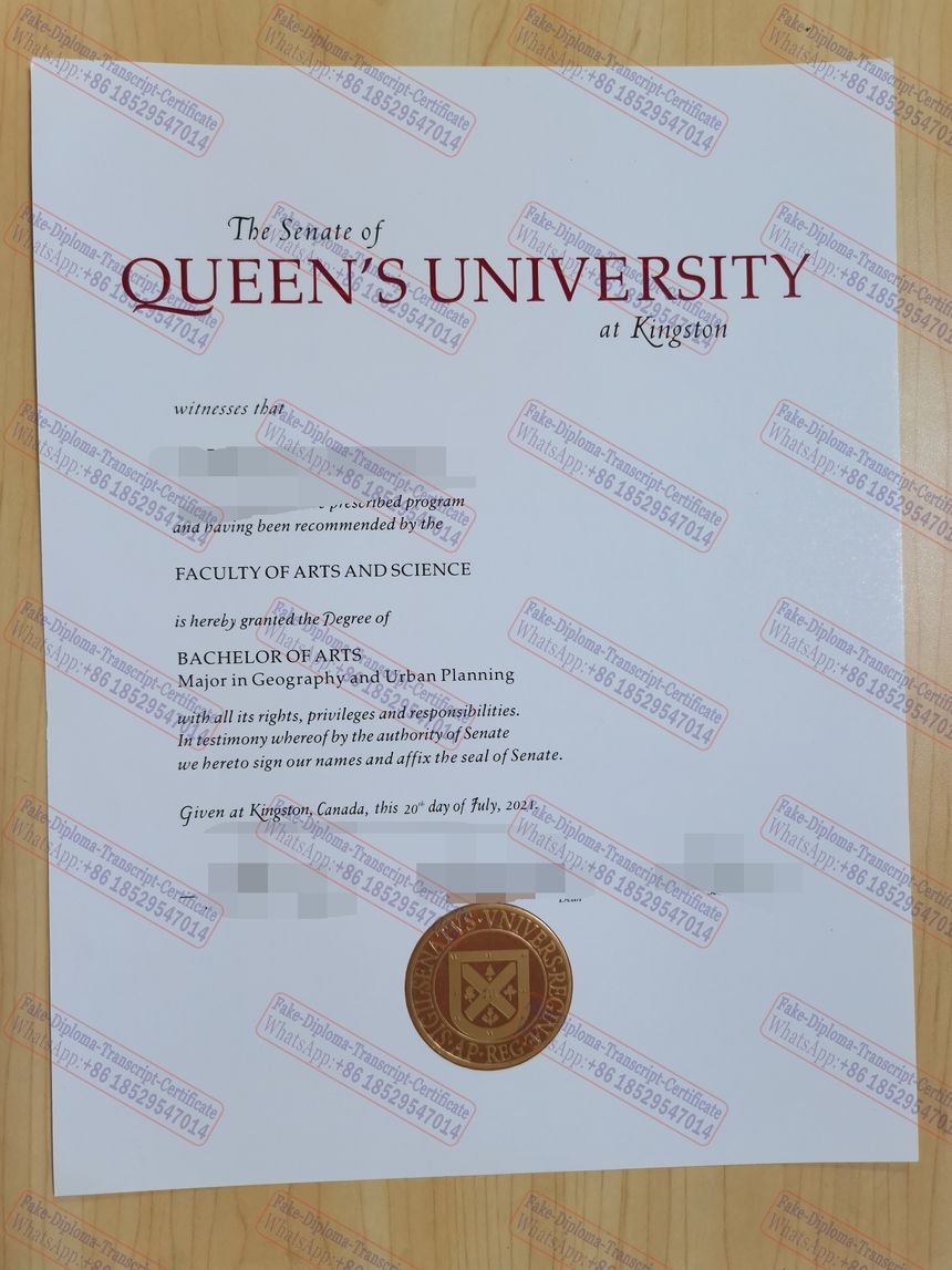 Fake Queens University Degree