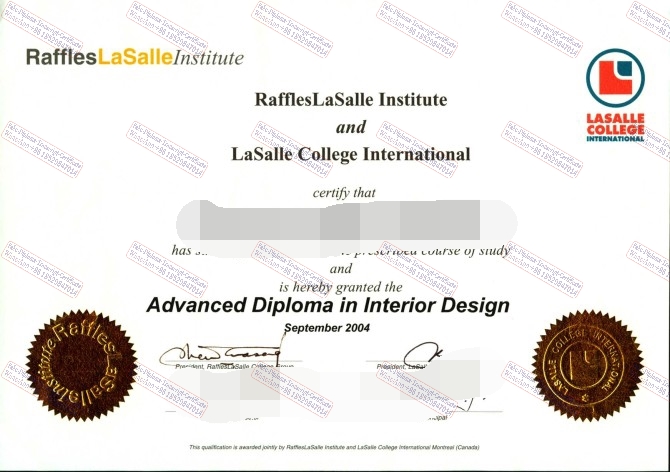 Fake Raffles Design Institute Degree