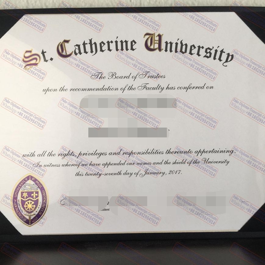 Fake St Catherine University Diploma